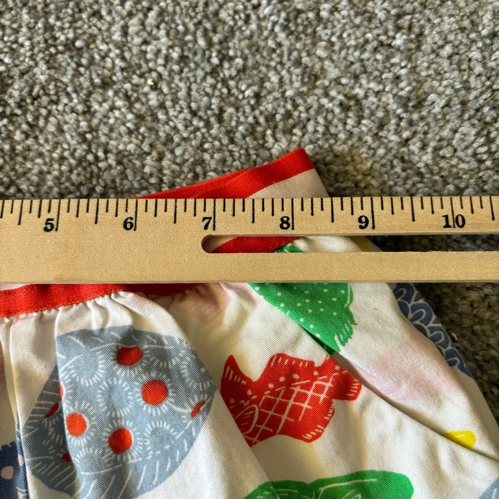 Mini boden shorts girls 4 rainbow fish primary playful summer casual vacation - Picture 8 of 10